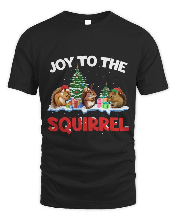Joy To The Squirrel Christmas Santa Elf Reindeer Squirrel 2