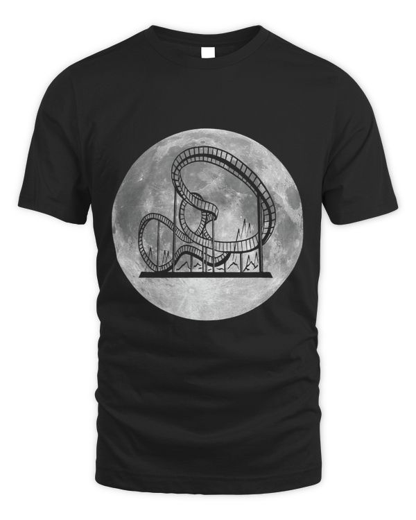 Great Roller Coaster Moon Apparel Amusement Park