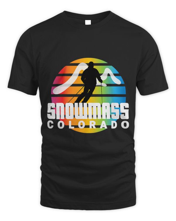 Cool Ski Snowmass CO Retro Vintage Sun Cool Snowmass CO Fun