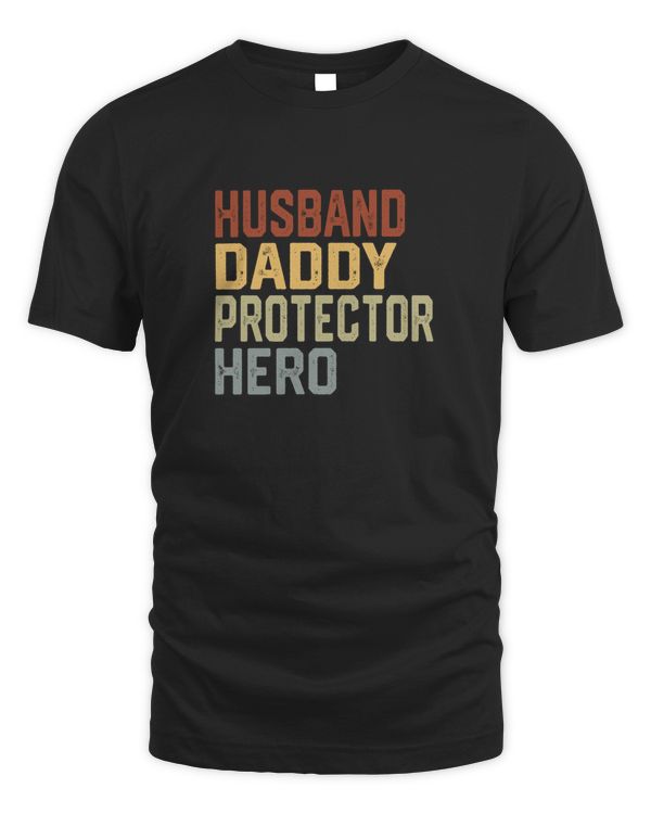 Husband Daddy Protector Hero Best Dad Fathers Day Gift
