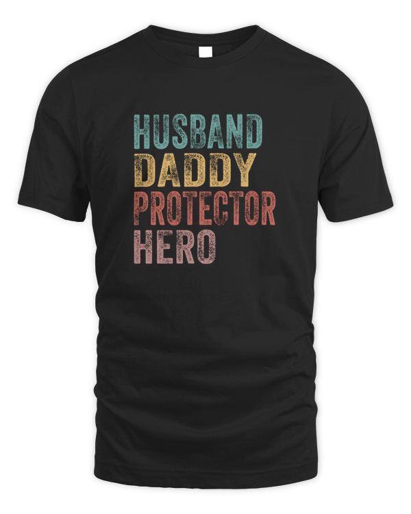 Husband Daddy Protector Hero Best Dad Fathers Day Gift