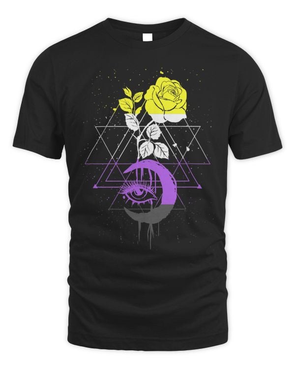 Nonbinary Moon Rose Eye Nonbinary Flag Nonbinary Pride