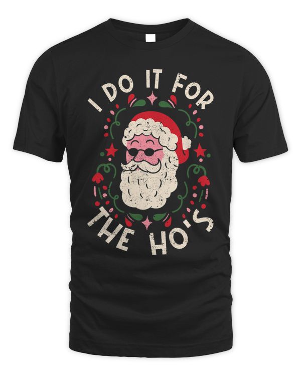 Funny Christmas Santa Cool Sun Glasses I Do It For The Hos 2