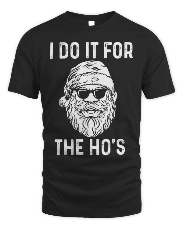 Funny Christmas Santa Cool Sun Glasses I Do It For The Hos
