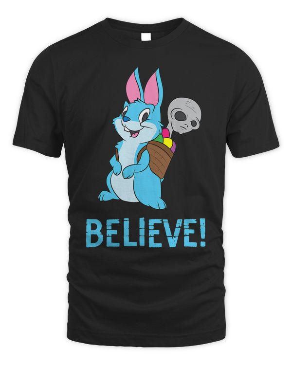 FUNNY EASTER BUNNY WITH ALIEN