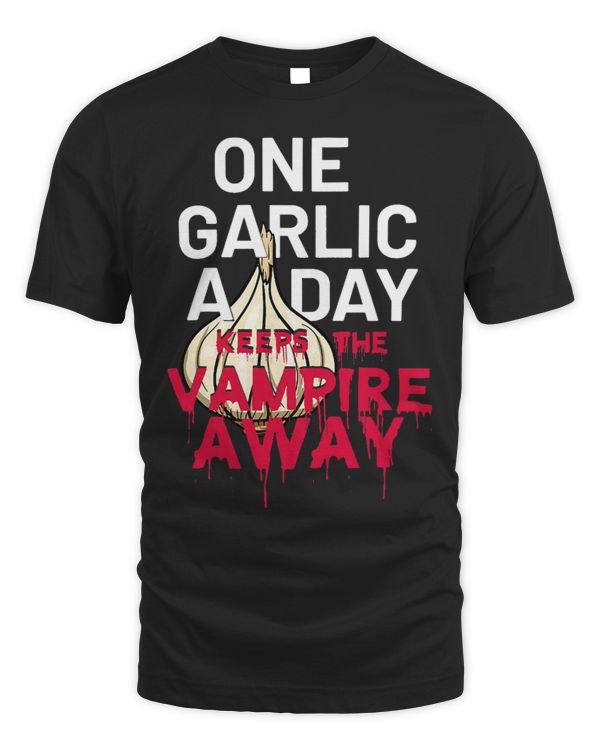 Garlic Design for Men and Women 2One Garlic a Day Vampire