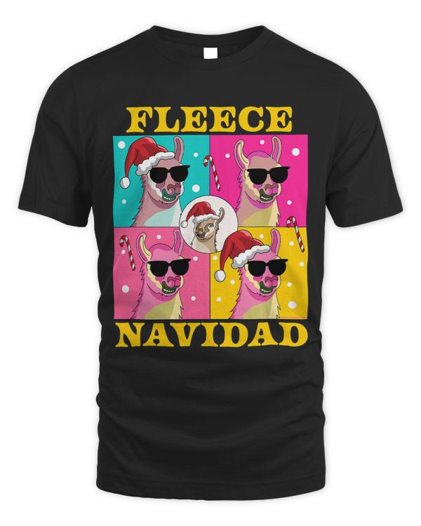 Fleece Navidad Llama 2Feliz Navidad Funny Christmas Llama