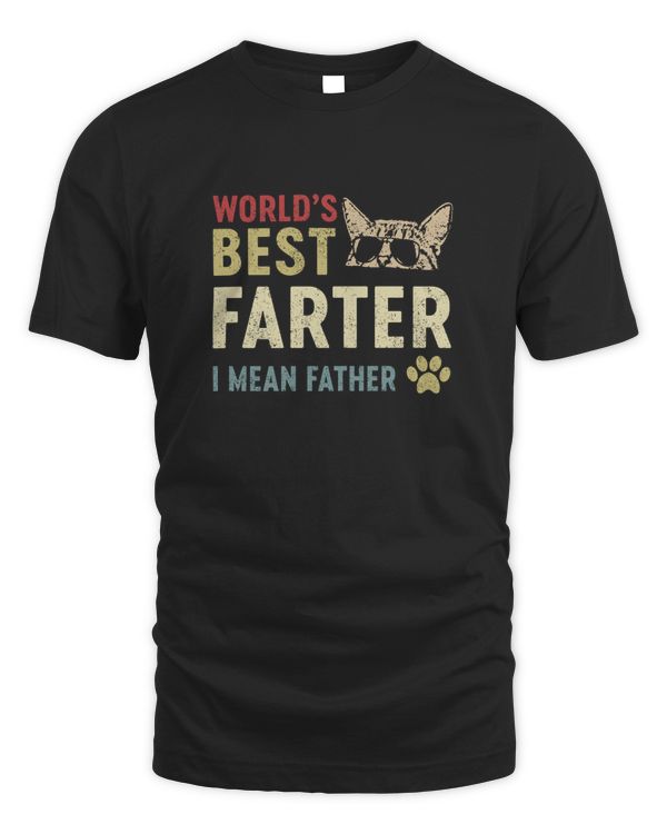 World's Best Farter I Mean Father Father's Day Vintage