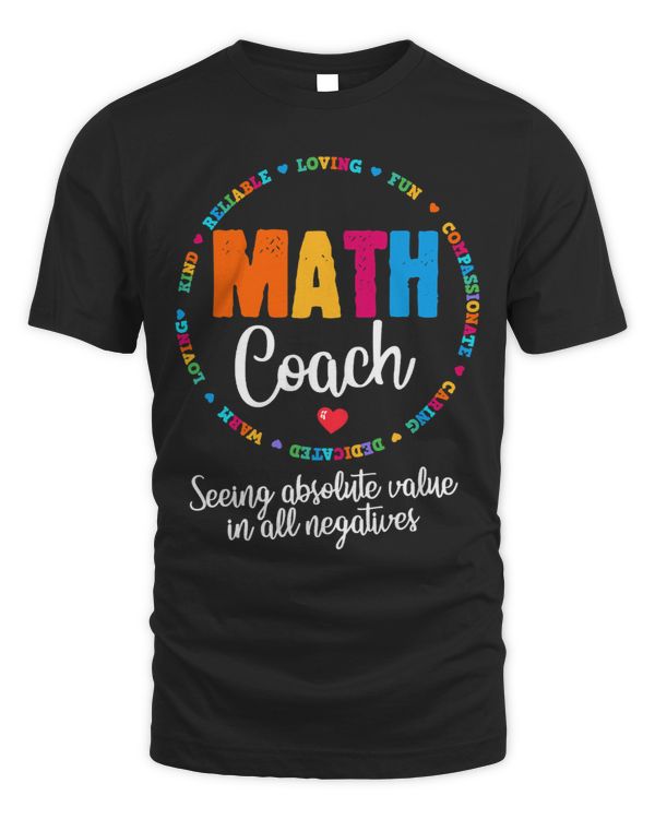 Cute Math Coach Teacher Design Mathematical Nerd School