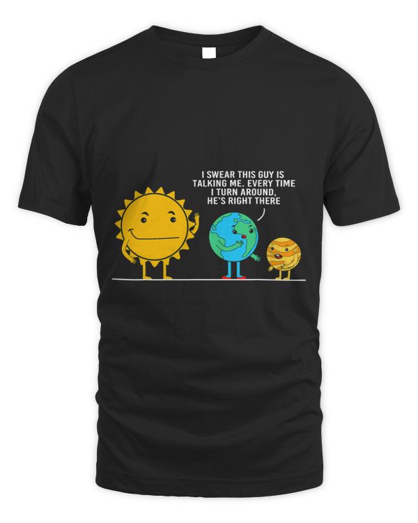 Outer Space Joke Funny Solar System Pun Earth Sun Moon
