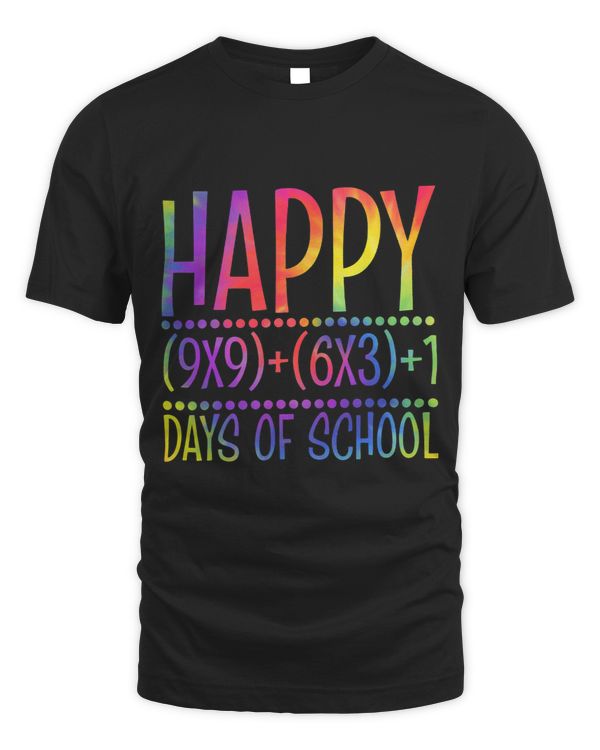 Tie Dye Math Formula 100 Days Of School For Teacher Student