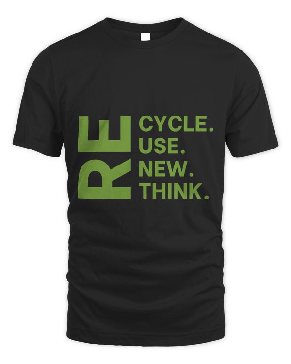 Recycle Reuse Renew Rethink Earth Day Environmental Activism