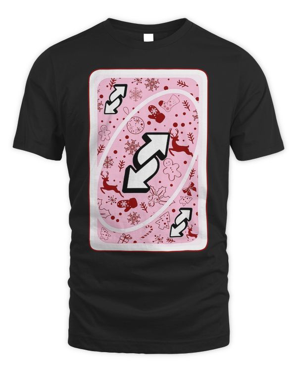 Pink Uno Lover Card Costume Christmas Reverse Family