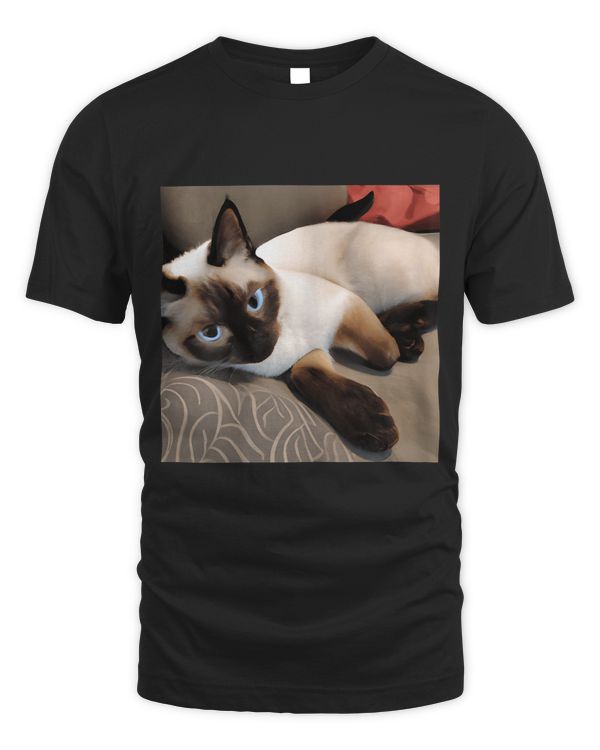 Seal Point Siamese Digital Portrait