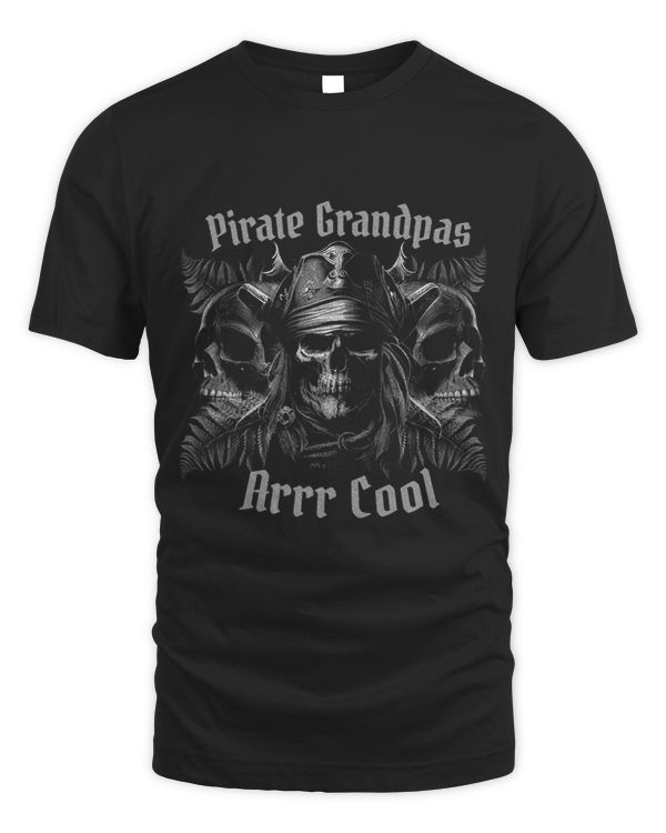 Pirate Grandpas Arrr Cool Grandpa Pirate Skulls Caribbean
