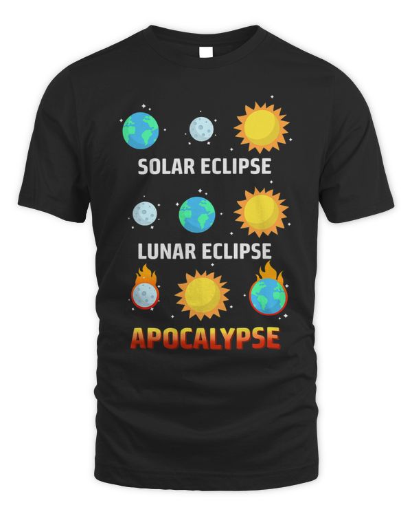 Solar Eclipse Lunar Eclipse Apocalypse Earth Moon Sun