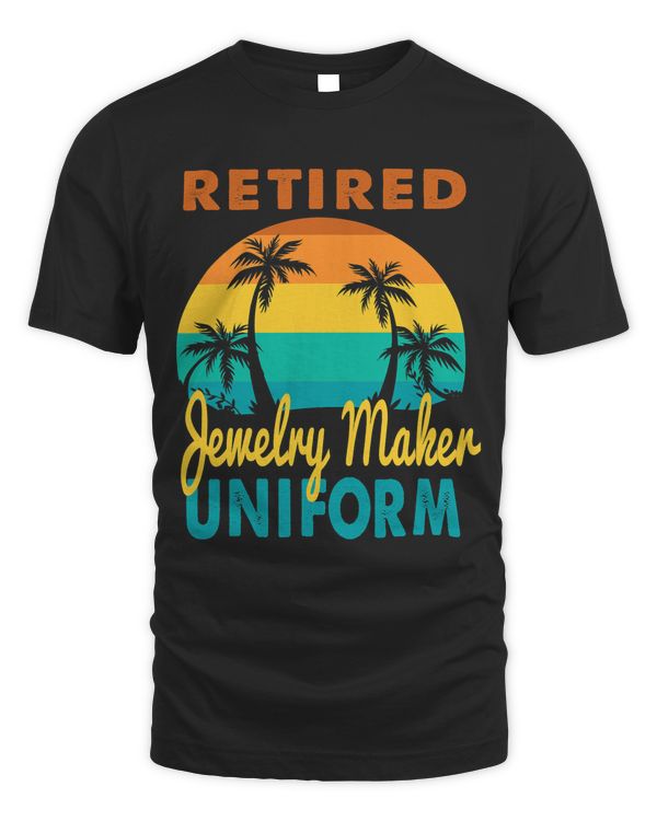 Retired Jewelry Maker Uniform Tropical Island Retirement