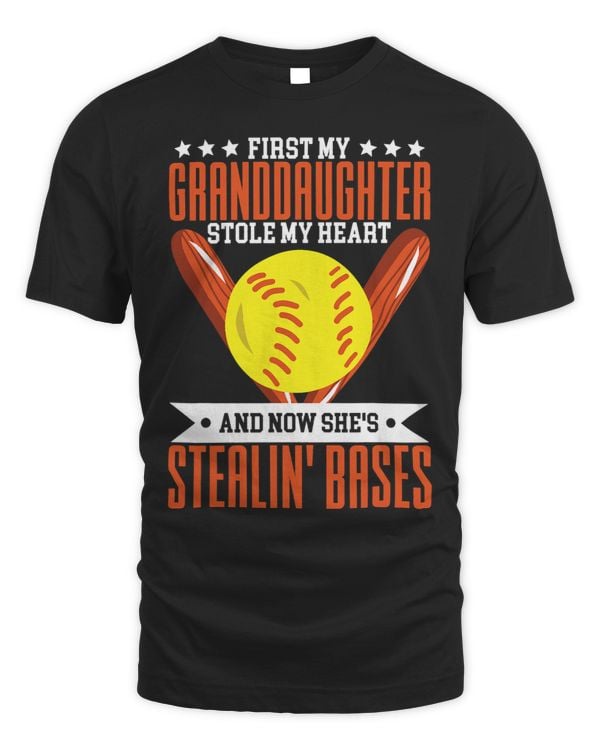 My Granddaughter Plays Softball Design For Grandparent
