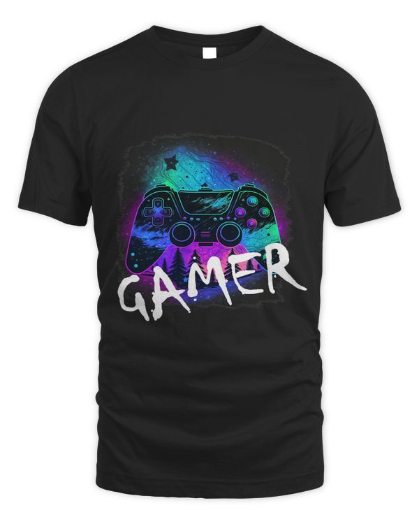 Paused My Game Streamer Abstract Fantasy Neon Controller
