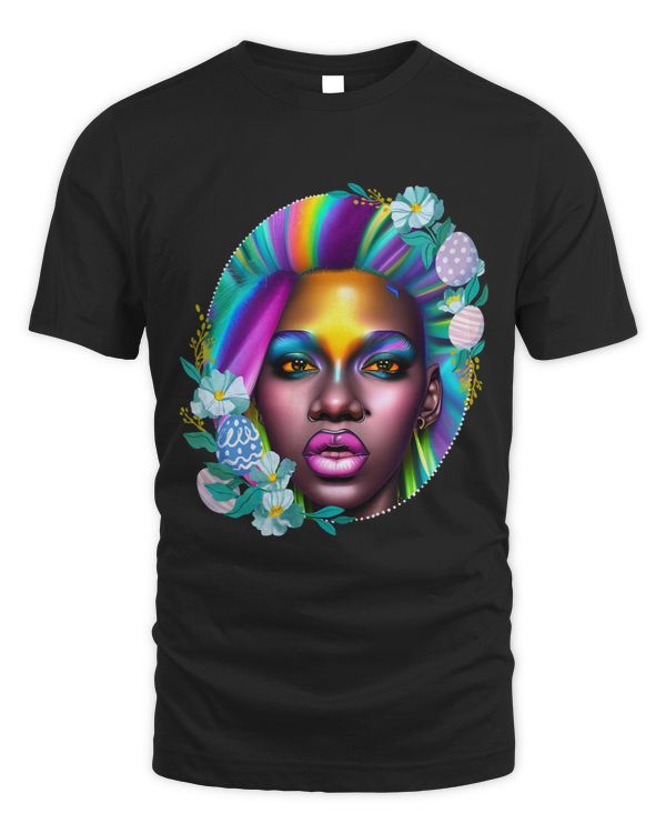 Black Girl Magic Rainbow Spring Melanin Sista Women Girls