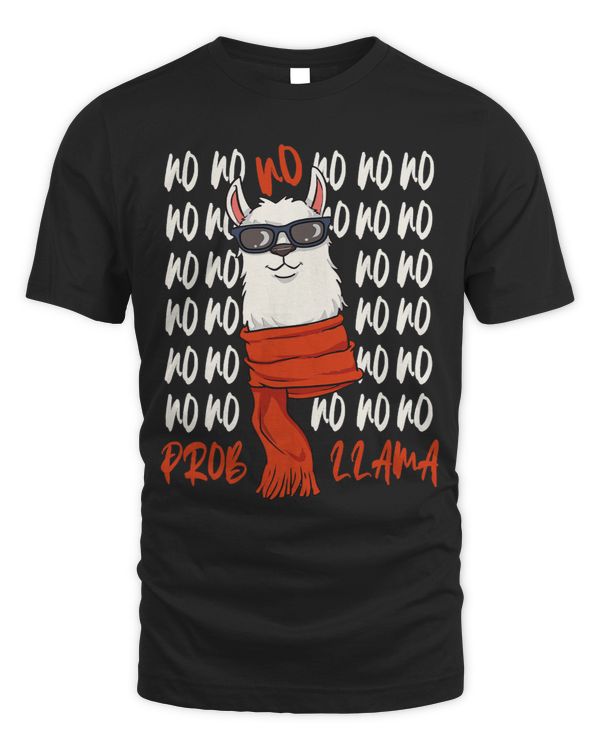 No Probllama Funny Llama Lover