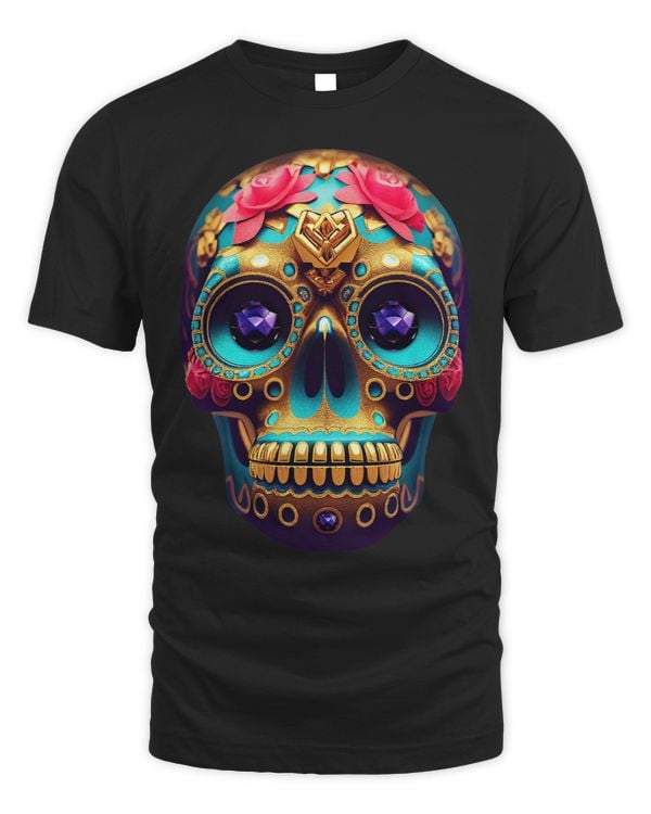 The Day Of The Dead Dia De Los Muertos calavera sugar skull.