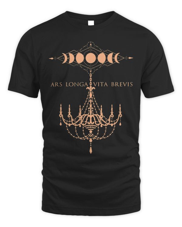 Victorian Chandelier Moon Phase Dark Academia Aesthetic