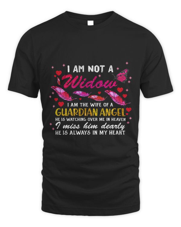 Not Widow Wife Of Husband In Heaven His Guardian Angel Wings