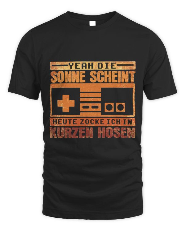 Sun Gamer Gamer Funny Gift Fathers Day Shirt Funny