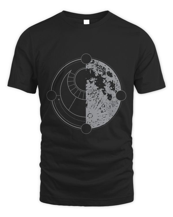 Sun Moon and Sacred Geometric Symbols