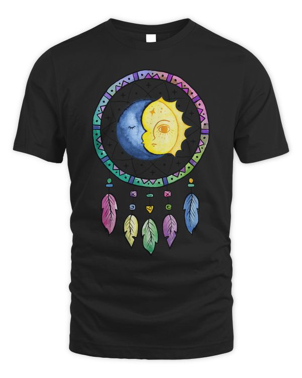 Sun Moon Feathers Dreamcatcher