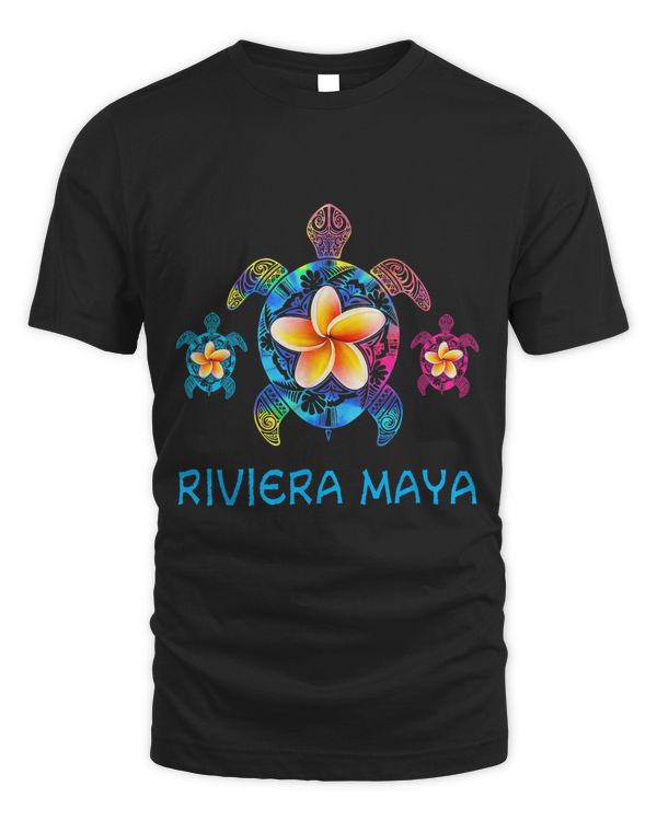 Riviera Maya Mexico 2Tribal Tie Dye Sea Turtle