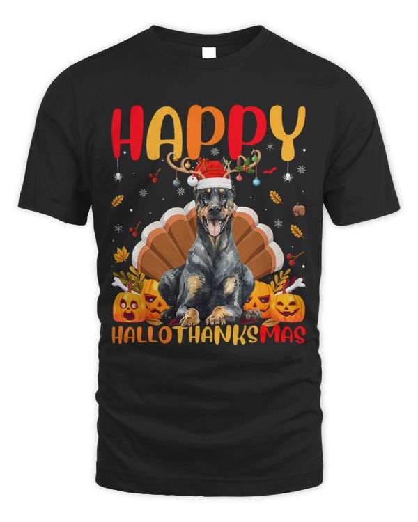 Funny Doberman Dog Lover Happy Doberman HelloThanksMas