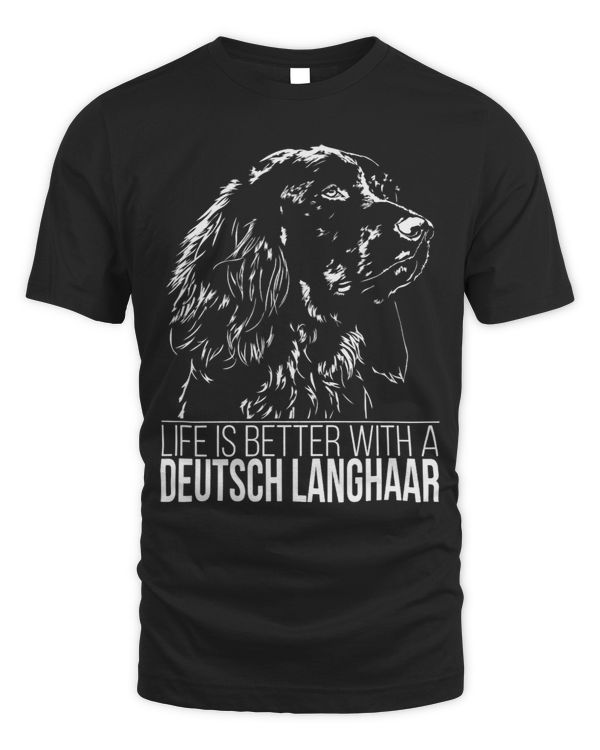 Proud Deutsch Langhaar life is better dog gift present