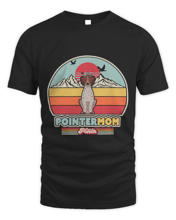 German Shorthaired Pointer Mom Shirt. Retro Style