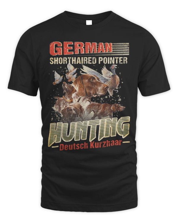 Dog T shirt GERMAN SHORTHAIRED POINTER GSP Hunting Dogs1