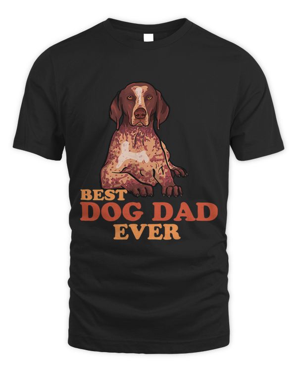 Retro German Short Haired Pointer Best Dog Dad Ever