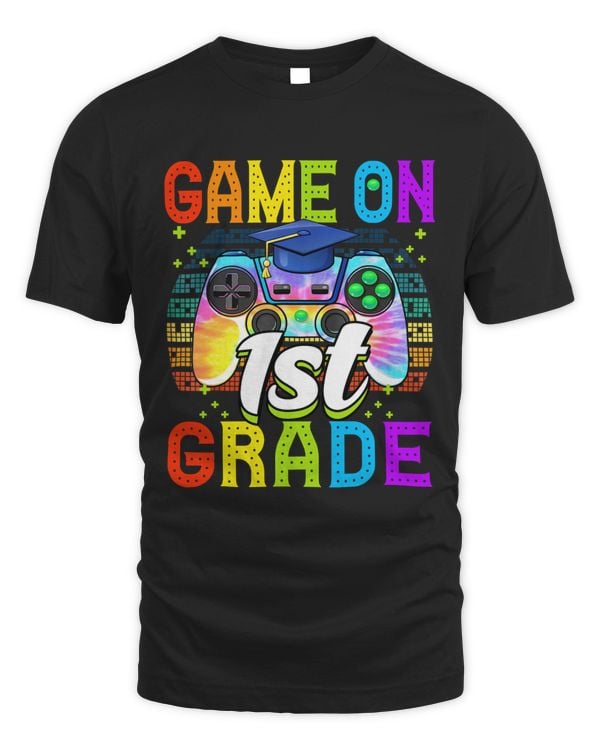 Back To School Game On 1st Grade Funny Gamer Kids Boys