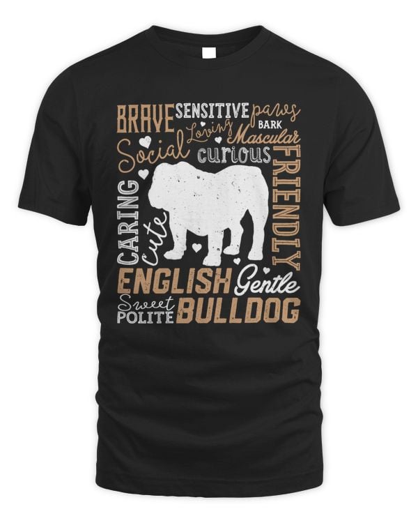English Bulldog Typography
