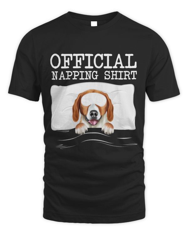 Funny Sleeping Mask American Foxhound Napping