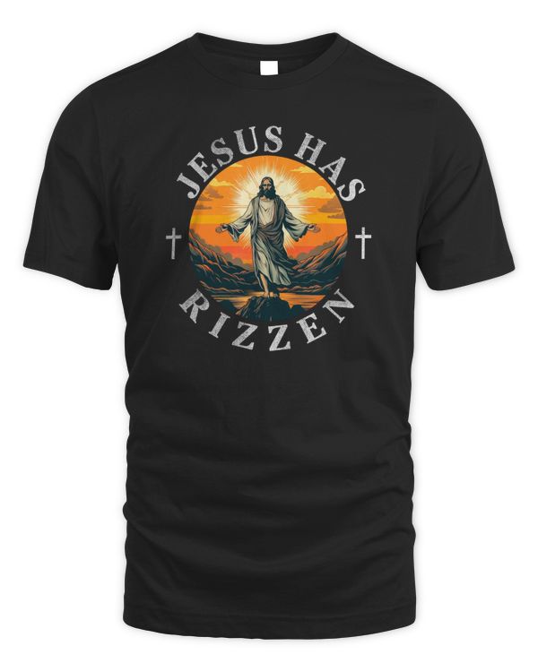 Jesus Has Rizzen Christ Christian