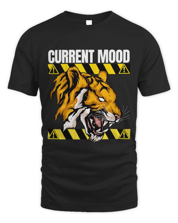 Angry Bengal Tiger Face Animal Head Funny Mood Status