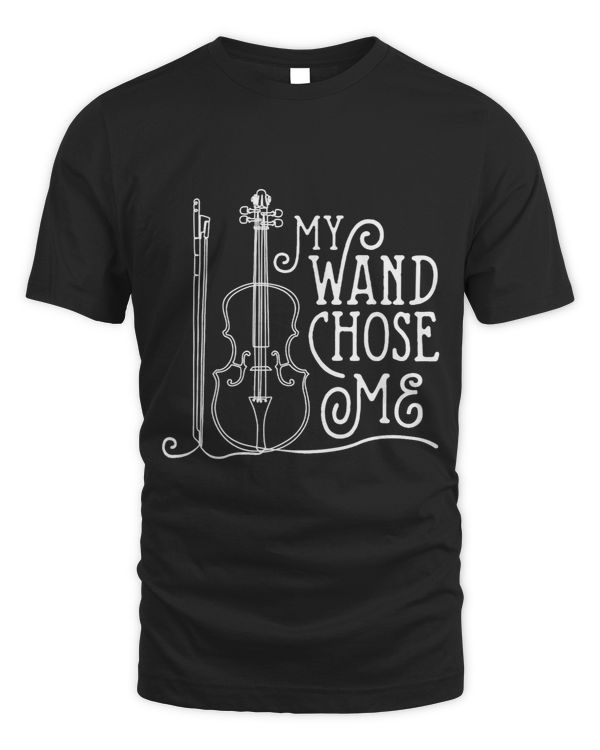 Retro Violin My Wand Chose Me Funny Violinist Orchestra Band