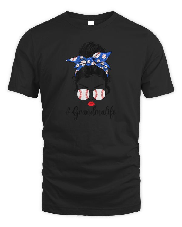 Womens Grandma Life Softball Baseball M