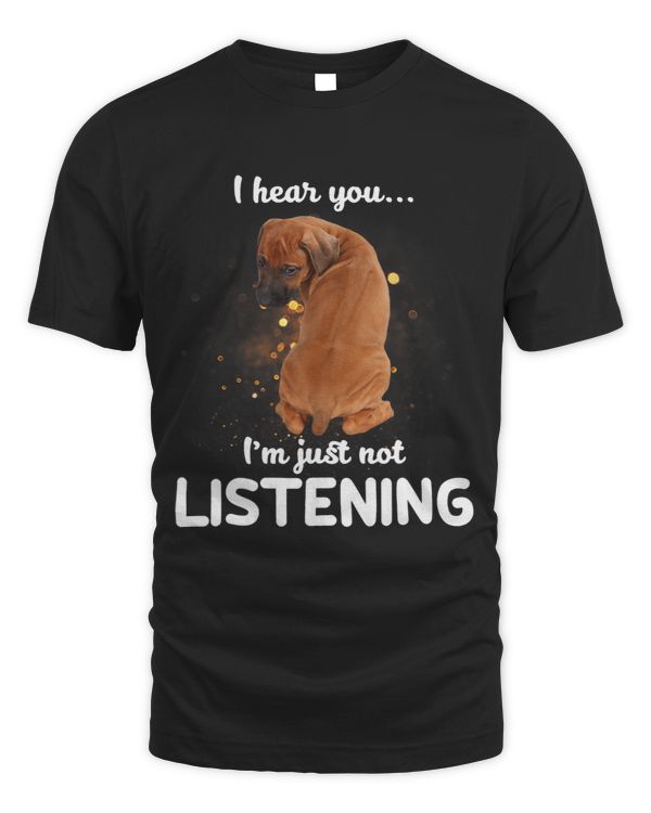 Rhodesian Ridgeback I hear you not listening