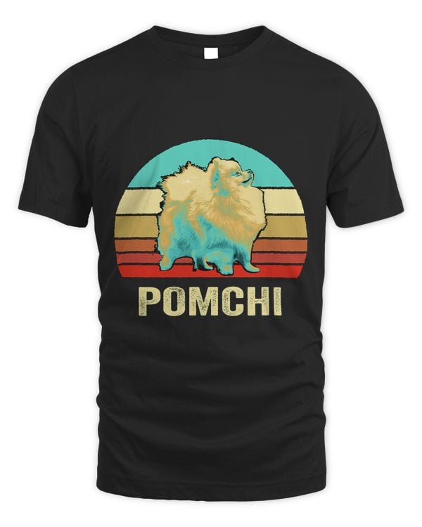 Vintage Retro Style Sunset Pomchi