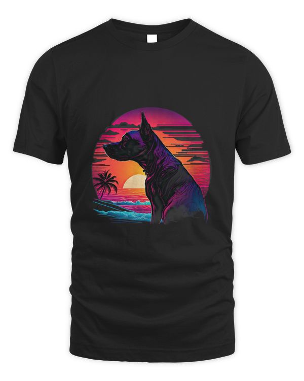 Retro Aesthetic Thai Ridgeback dog 1