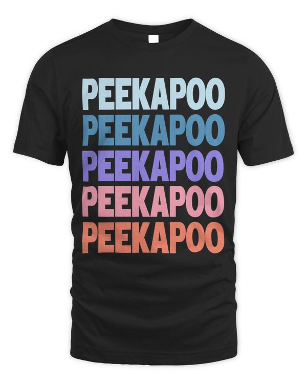 Funny Modern Repeated Text Design Peekapoo