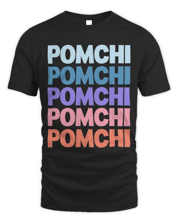 Funny Modern Repeated Text Design Pomchi