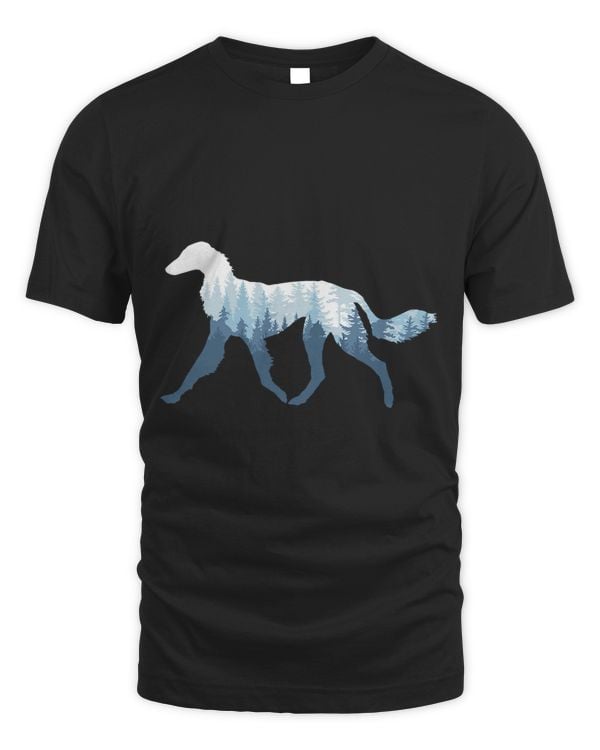 Saluki Silhouette Persian Greyhound Dog Outdoor Nature